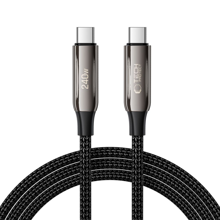 Tech-Protect USB-C Kabel (1m) Ultraboost - Svart | 3541 | AlltMobil