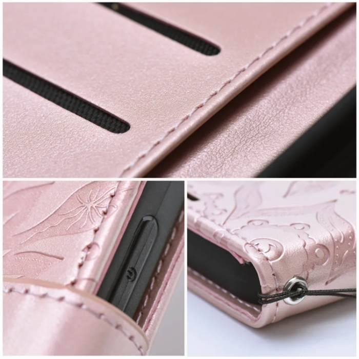 OEM - Galaxy S25 Ultra Plånboksfodral Mezzo - Guld Rosa