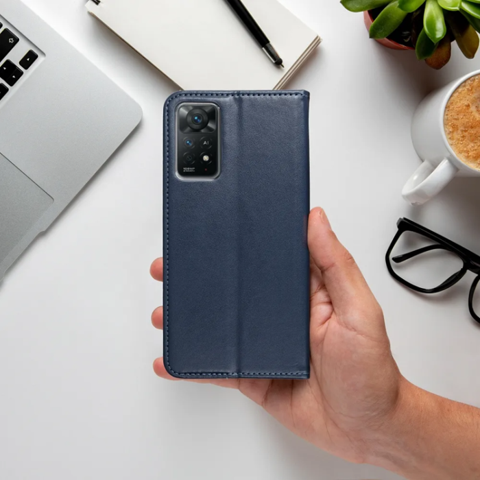 3MK - Xiaomi 15 Plånboksfodral Smart Magento - Marinblå