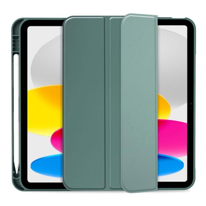 Tech-Protect - Tech-Protect iPad 10.9 (2022) Fodral med plats för pennna - Grön