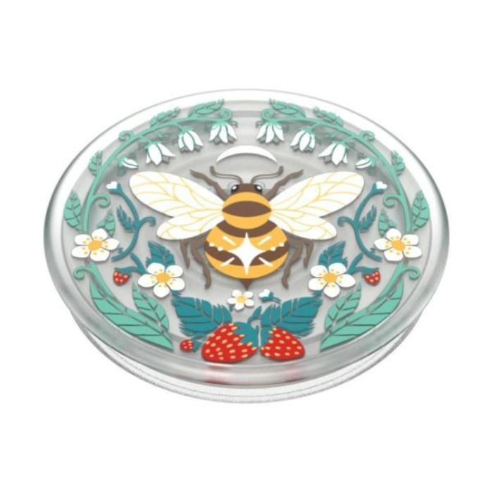PopSockets - PopSockets PlantCore Grip Bee Boho Mobilgrip och stativ 806486