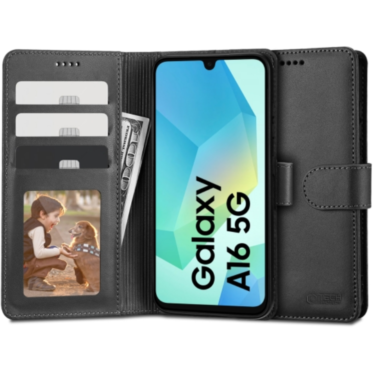 Tech-Protect Galaxy A16 4G/5G Plånboksfodral - Svart | 2353 | AlltMobil