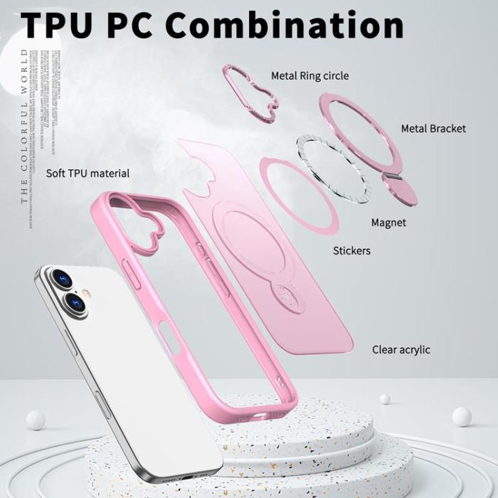 A-One Brand - iPhone 17 Mobilskal MagSafe Rotating Kickstand