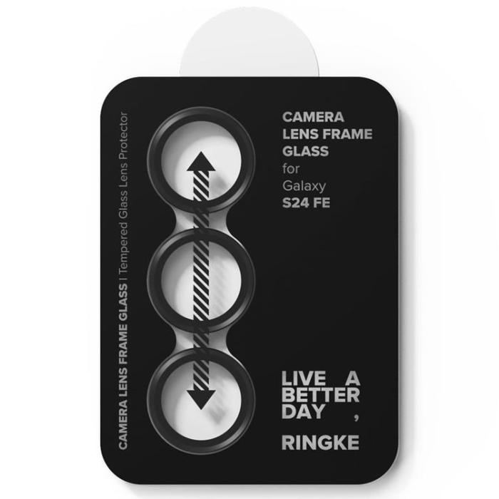 Ringke - [2-Pack] Ringke Galaxy S24 FE Härdat Glas Kameraskydd Ram