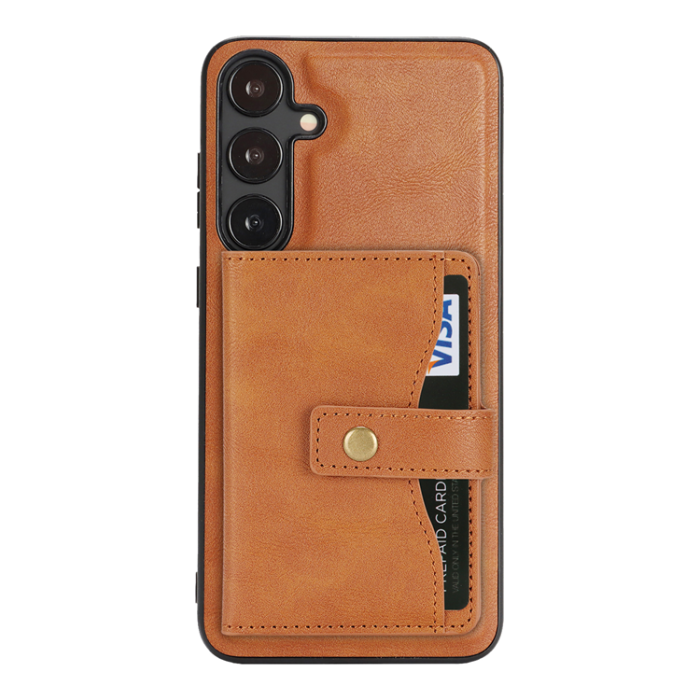 A-One Brand - Galaxy S25 Mobilskal MagSafe Detachable Korthållare Kickstand