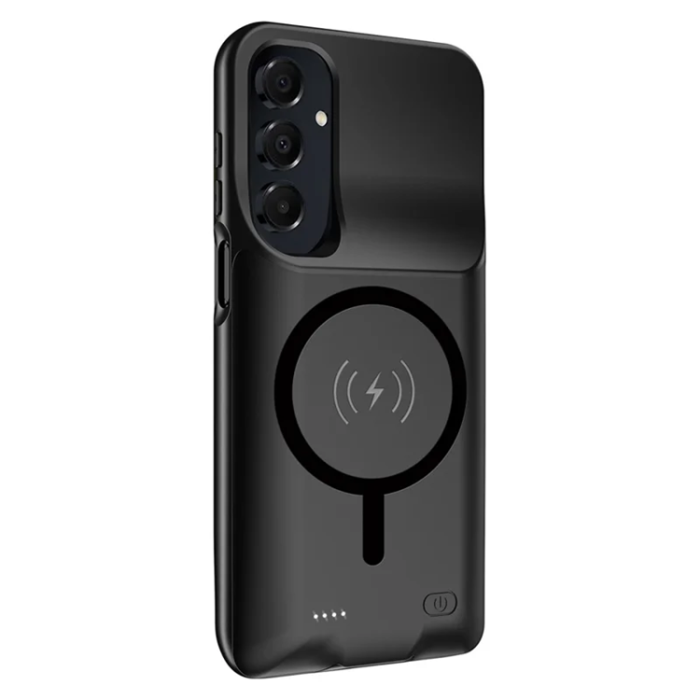 A-One Brand - Galaxy A15 5G Batteriskal Magsafe 6000mAh E10 - Svart