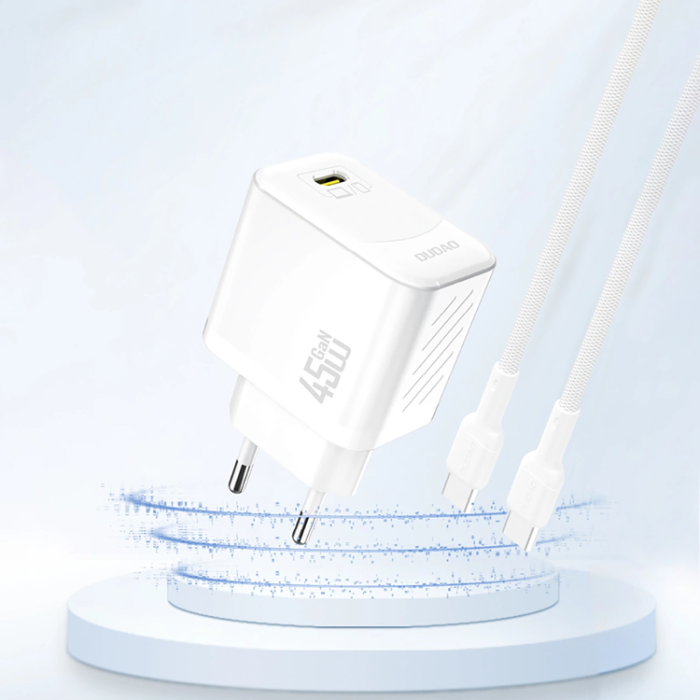 Dudao - Dudao Snabbladdare 45WUSB-C A28 GaN - Vit