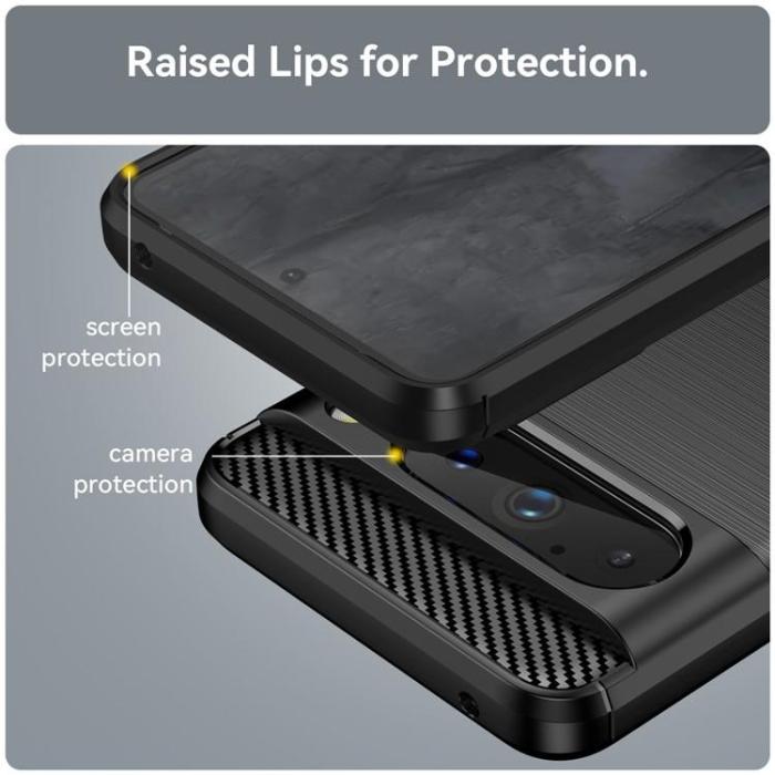 OEM - Google Pixel 8 Mobilskal Carbon Fiber - Svart