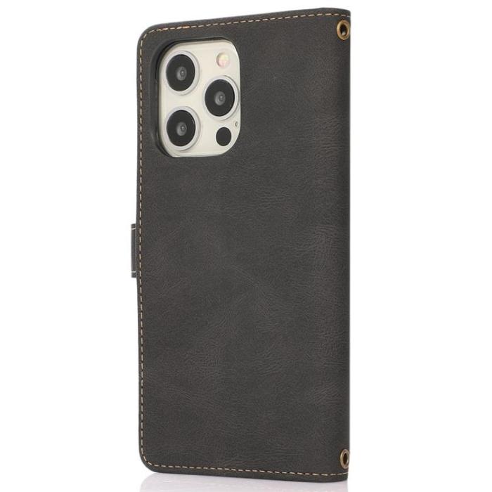OEM - iPhone 14 Pro Plånboksfodral Flip - Svart
