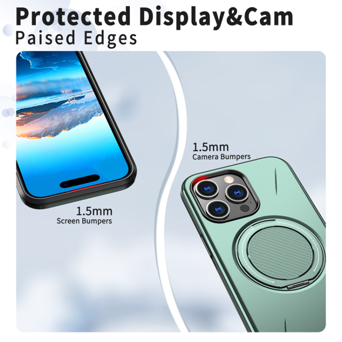 A-One Brand - iPhone 14 Pro Max Mobilskal MagSafe Rotating Kickstand TPU + PC