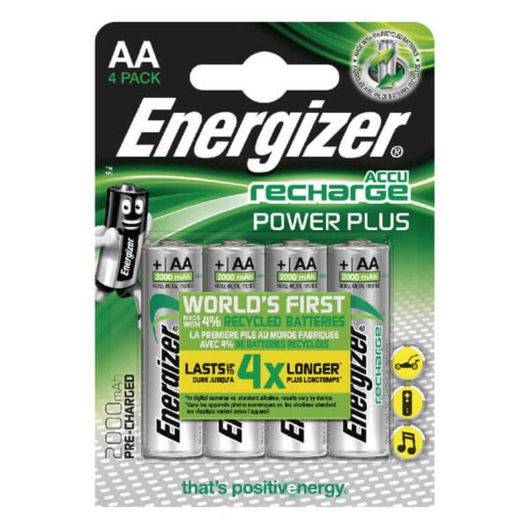 ENERGIZER Batteri AA/LR6 Laddbart Ni-Mh 2000mAh 4-pack | 264 | AlltMobil