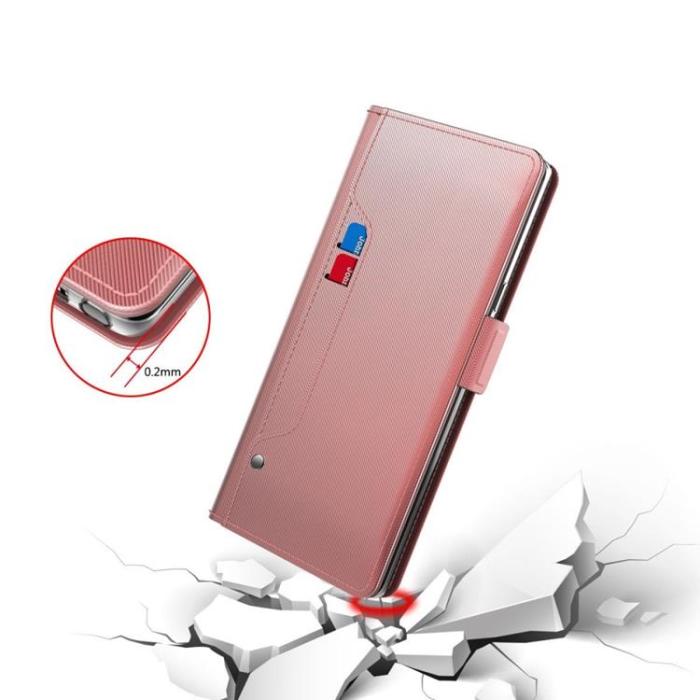 OEM - Nothing Phone 1 Plånboksfodral Spegel - Rosa