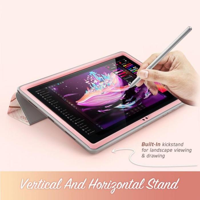 UTGATT1 - SupCase Cosmo Fodral Galaxy Tab A8 10.5 - Marble