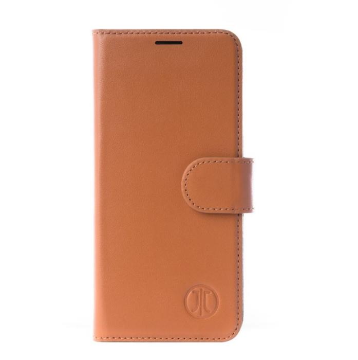 UTGATT5 - JT Berlin Plånboksfodral av äkta läder till Samsung Galaxy Note 8 - Cognac