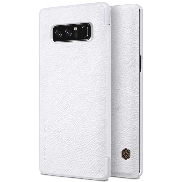 UTGATT4 - Nillkin Qin Plånboksfodral till Samsung Galaxy Note 8 - Vit
