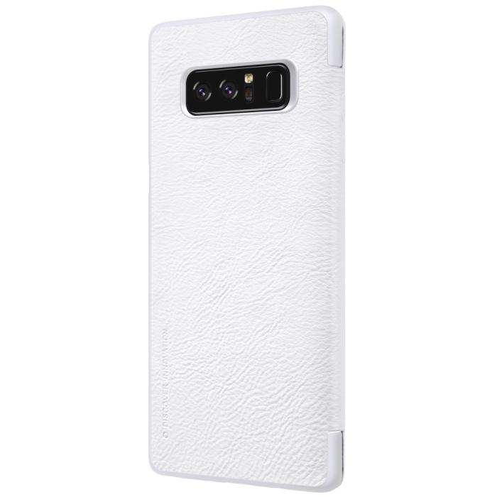 UTGATT4 - Nillkin Qin Plånboksfodral till Samsung Galaxy Note 8 - Vit