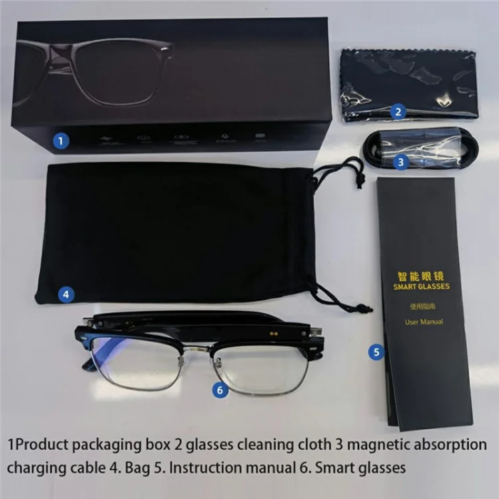 OEM - Smarta Glasögon Bluetooth E13-C - Polariserad lins