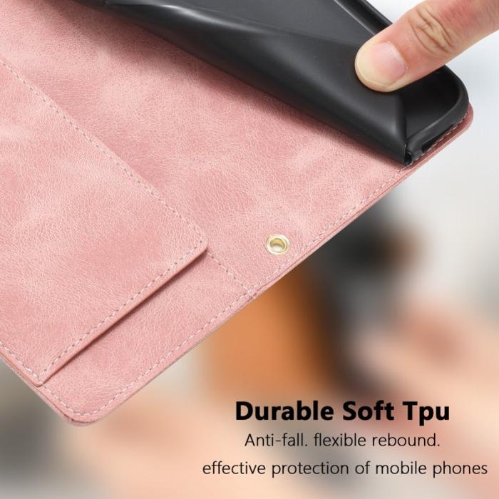 OEM - Tulip Samsung Galaxy S26 Plus Fodral KonstLäder - Rosa