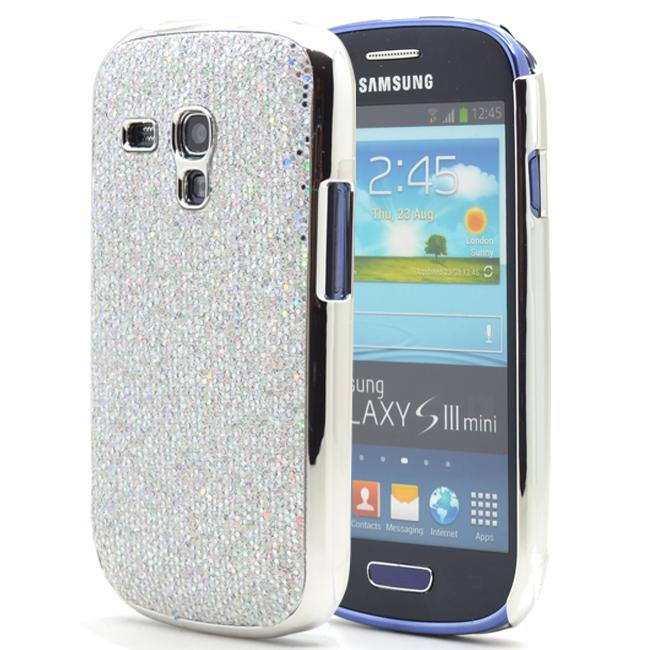 Sparkle Baksideskal tillSamsung Galaxy S3 mini i8190 (Silver) | 2353 | AlltMobil