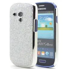 OEM - Sparkle Baksideskal tillSamsung Galaxy S3 mini i8190 (Silver)