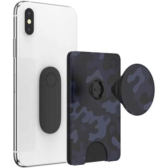 UTGATT5 - POPSOCKETS Wallet Camo of the Night Avtagbar Mobil Plånbok PopWallet+