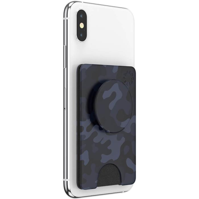 UTGATT5 - POPSOCKETS Wallet Camo of the Night Avtagbar Mobil Plånbok PopWallet+