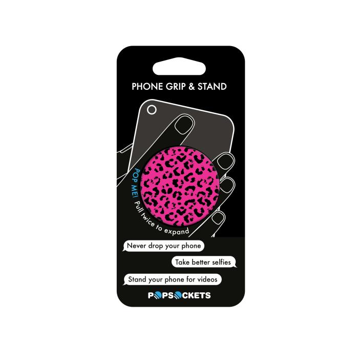 UTGATT1 - POPSOCKETS Yo Leopard Grip med Ställfunktion