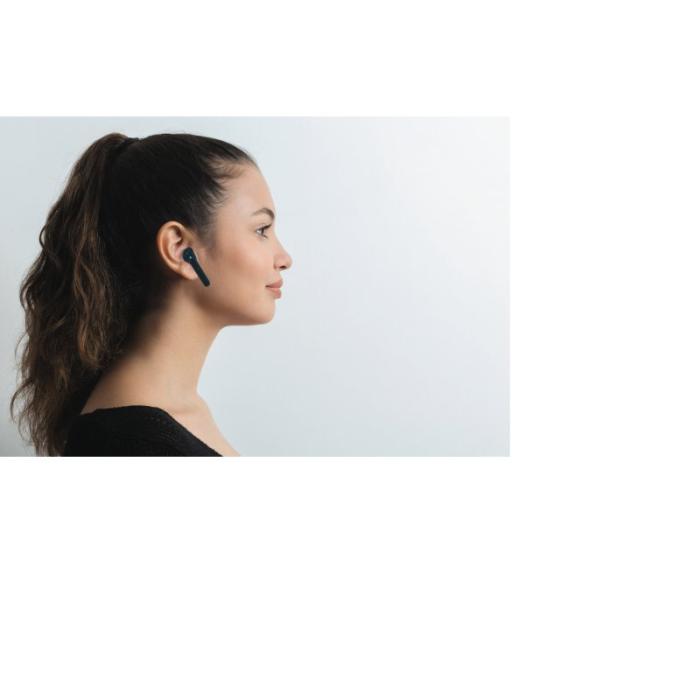 UTGATT1 - Puro Bluetooth Slim Pod Earphones w/charging base- Blå