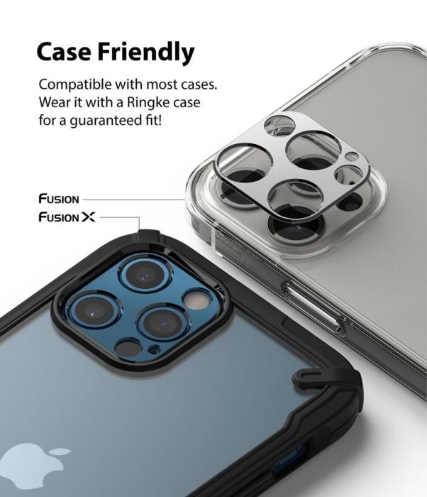 UTGATT5 - RINGKE Kamera Styling iPhone 12 Pro Max Blå