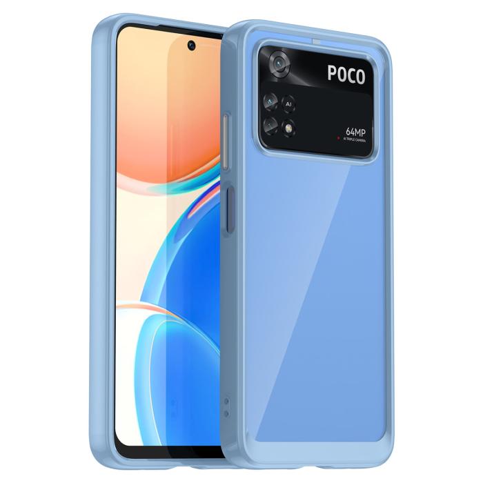 UTGATT1 - Xiaomi Poco M4 Pro Skal Flexible Outer Space - Blå