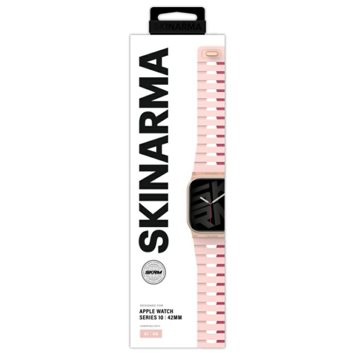 Skinarma - Skinarma Apple Watch 42/41/40 Armband Gemini - Rosa