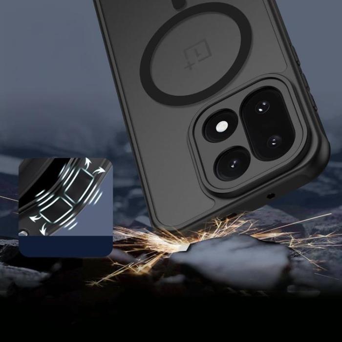 Tech-Protect - Tech-Protect One Plus 15 Mobilskal Magsafe Magmat - Matt svart