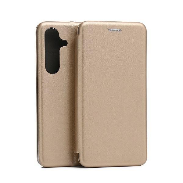 Beline Galaxy S24 Plånboksfodral Magnetic - Guld
