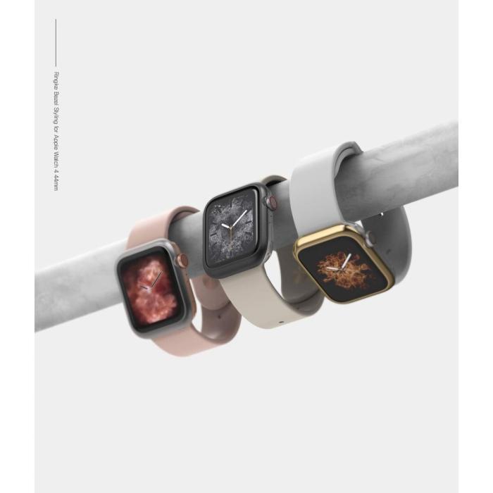 UTGATT1 - RINGKE Bezel Styling Apple Watch 4/5 (40 Mm) Glossy Rosa Guld