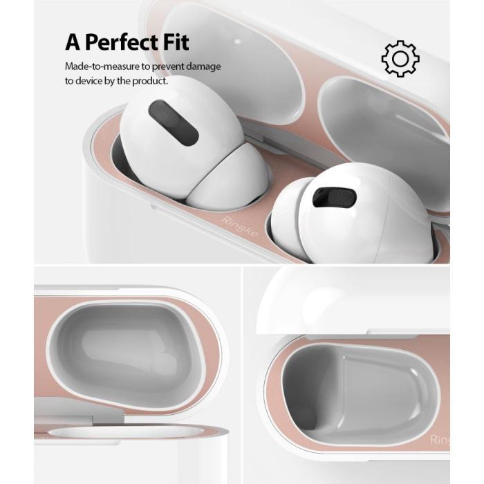 UTGATT5 - Ringke Dust Guard Sticker Airpods Pro Rose Gold
