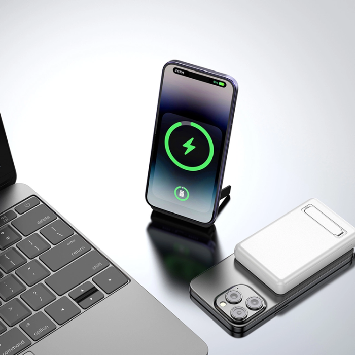 Dudao - Dudao MagSafe Powerbank 10000mAh 20W USB-A/USB-C - Vit
