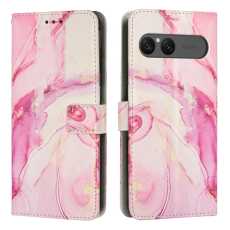 A-One Brand - Sony Xperia 10 VII Plånboksfodral Marble Pattern - Roséguld
