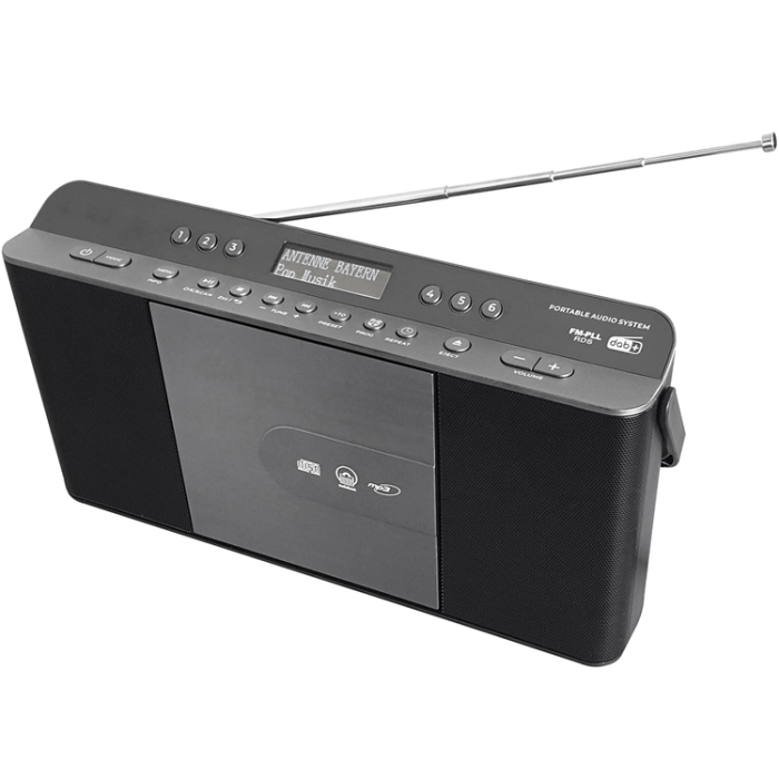 Soundmaster - Soundmaster Bärbar radio med snabbval och CD-spelare