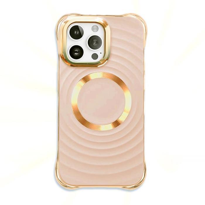 OEM - iPhone 13 Pro Max Mobilskal Magsafe Circle Glam - Rosa