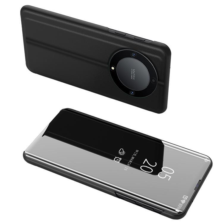 Honor Magic5 Lite/X40/X9a Mobilfodral Clear View - Svart | 2353 | AlltMobil