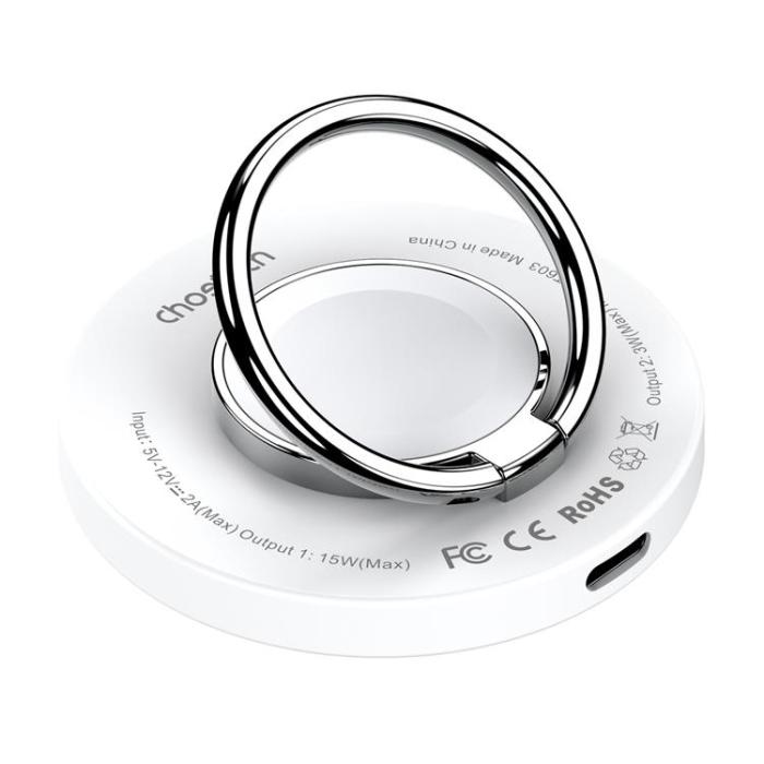 Choetech - Choetech Magsafe Trådlös Laddare Induction - Vit