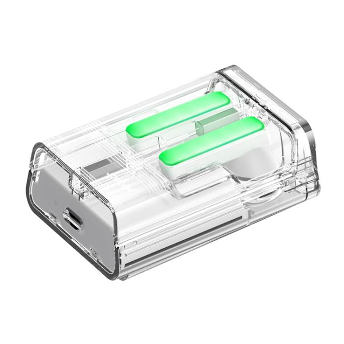 Joyroom - Joyroom TWS Trådlösa Hörlurar IceLens Series med LED-Lampor - Vit