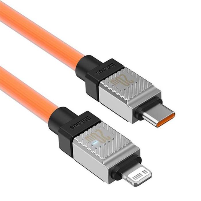 BASEUS - Baseus USB-C till Lightning kabel 2m CoolPlay - Orange