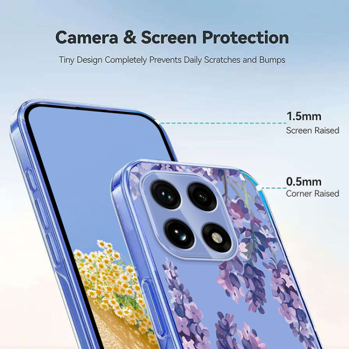 A-One Brand - OnePlus 15 Mobilskal Butterfly Floral Pattern - Wisteria