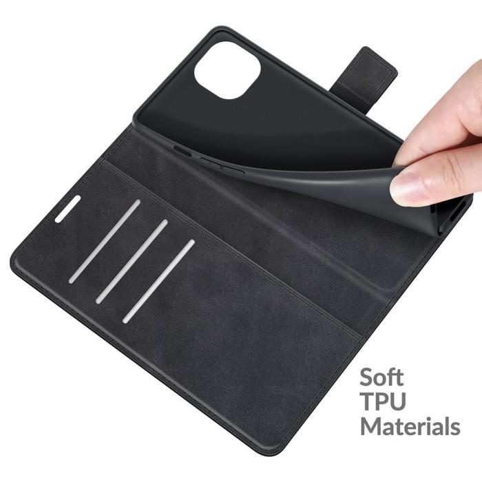 A-One Brand - Flip Folio Plånboksfodral till Apple iPhone 7/8 Plus - Svart