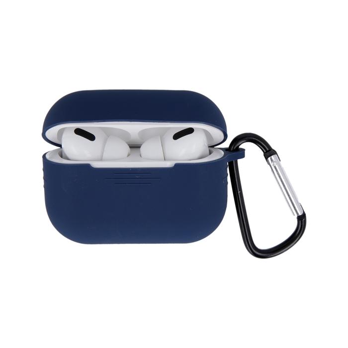 OEM - Skyddsfodral Airpods Pro mörkblått med krok