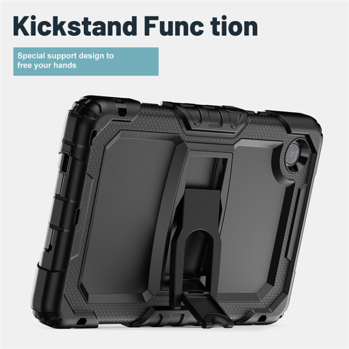 A-One Brand - Lenovo Tab K9 Skal TB305FU med Axelrem Kickstand - Svart