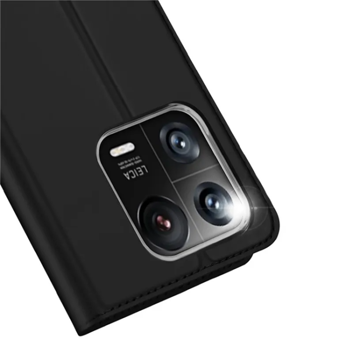 Dux Ducis - Dux Ducis Xiaomi 13 Plånboksfodral Skin Series - Svart