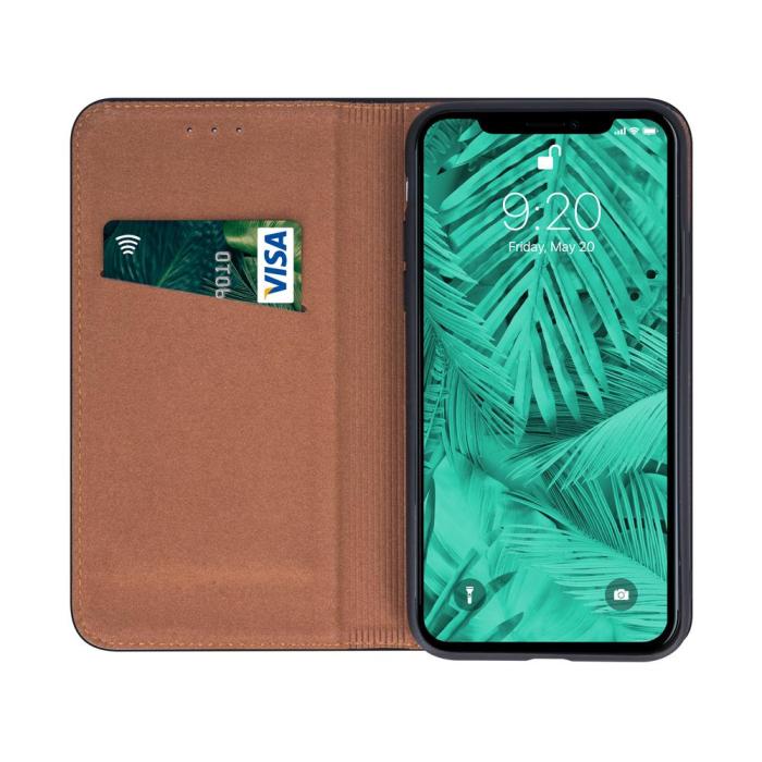 OEM - Äkta Läder Smart Pro Fodral iPhone 7/8/SE 2020/2022 - Svart