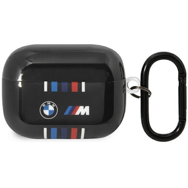 BMW Airpods Pro Skal Multiple Colored Lines - Svart | 2353 | AlltMobil